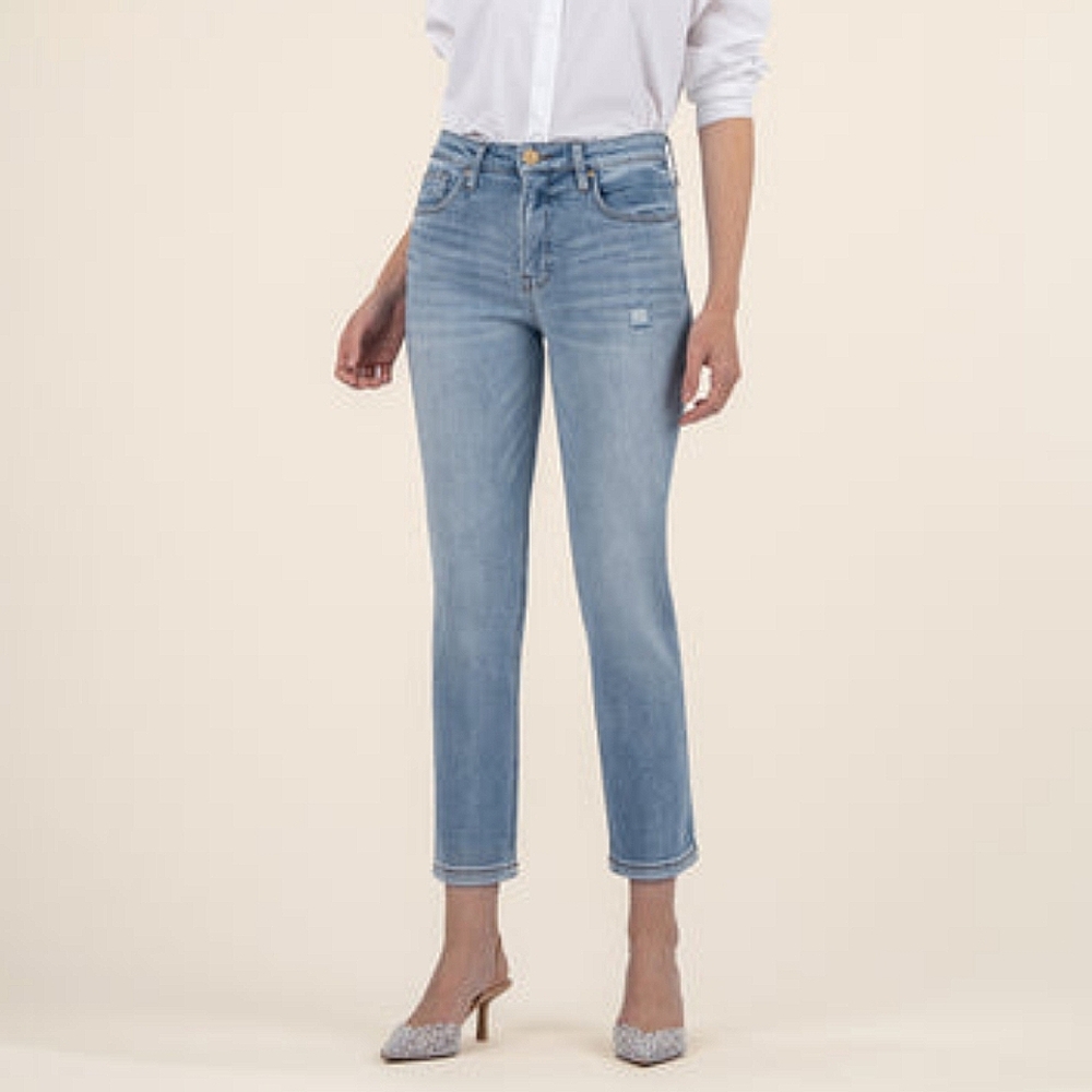 Kut From The Kloth Jeans Women's 24W Size Rachael Mom Relaxed High Rise Denim